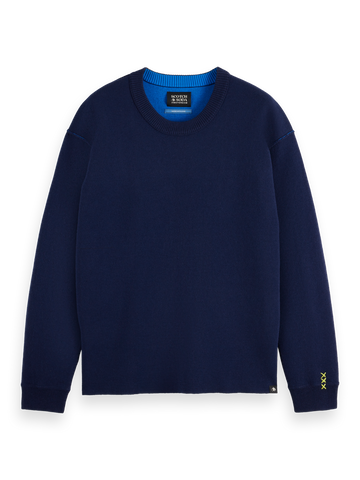 Merino Double face dropped Pullover